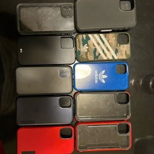Lot of iPhone 11 cases